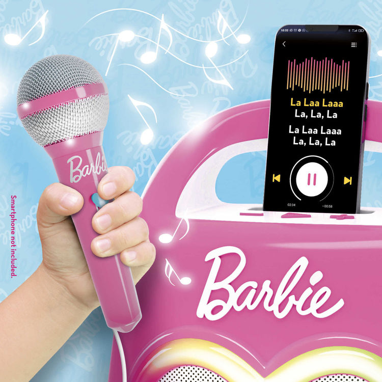 Εικόνα για ΗΧΕΙΟ ΚΑΙ ΜΙΚΡΟΦΩΝΟ BLUETOOTH BARBIE PARTY